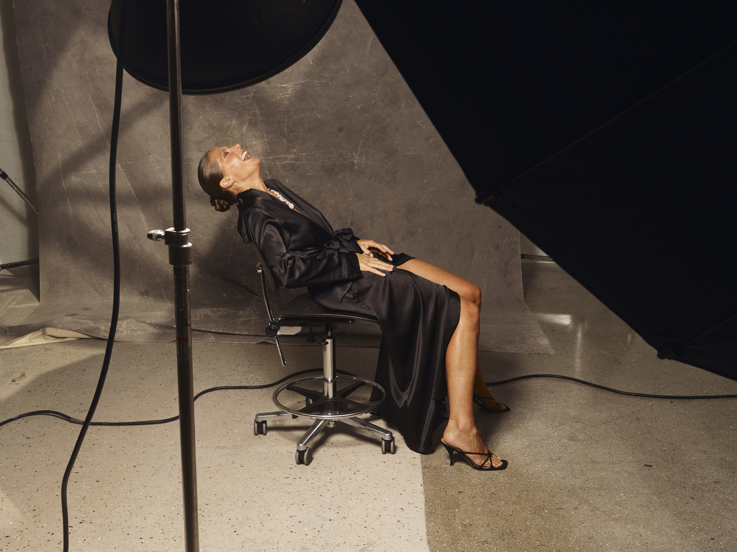The Silk Robe Andrea Black 2026490308